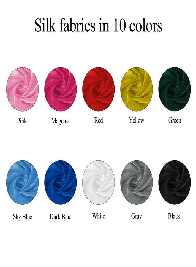 Hftjtsa 10 Pcs Silk Durags Long Tail Durag Wave Headwraps Wide Straps Satin Doo Rag Men Women 10 Colors - Image 4